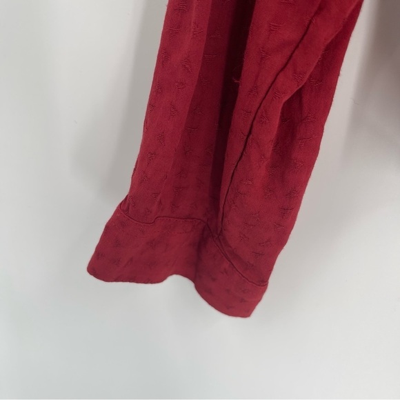 Ariat Women's Red Button Down Shirt - Picture 10 of 14